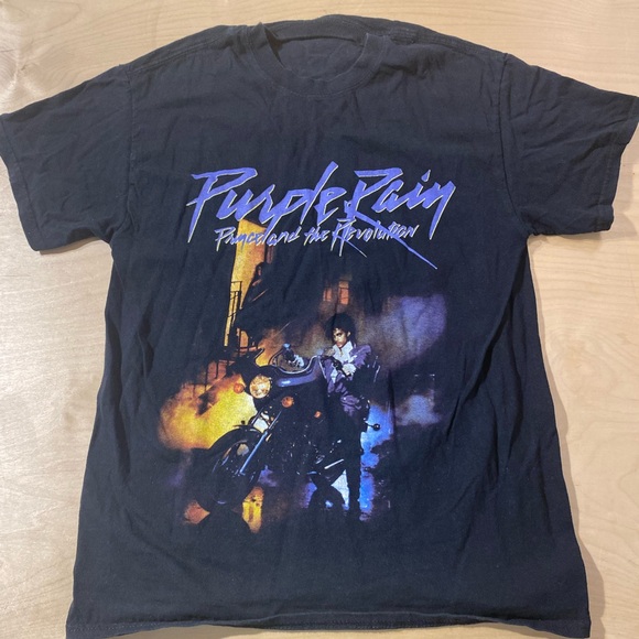 Prince Purple Rain Graphic T-Shirt Medium (NX) - Picture 6 of 10